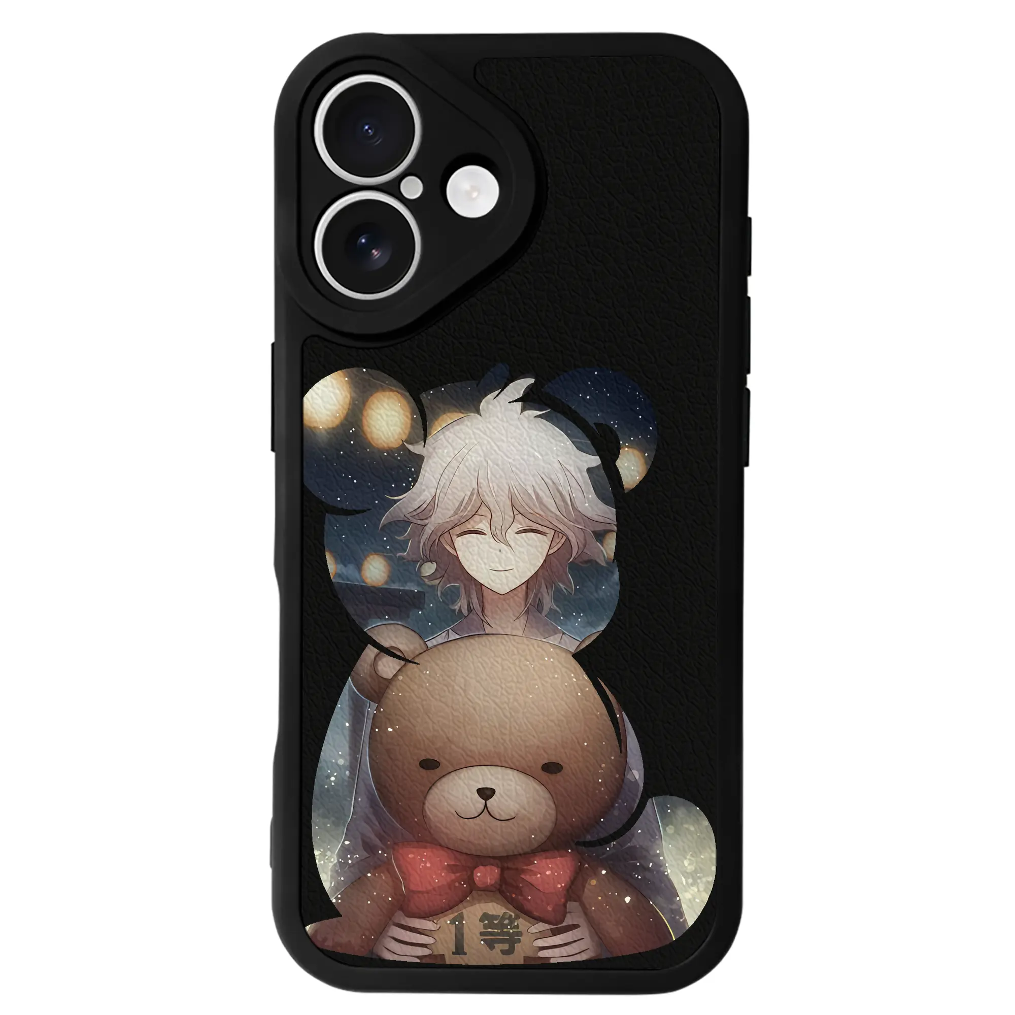 ダンガンロンパ グッズ,狛枝凪斗 - IPhone 16シリーズ対応 ・ シリコンスマホケース ・ レザー調 ・ 高精度フィット ・ 耐衝撃 ・ ワイヤレス充電対応 ・ 精密カット